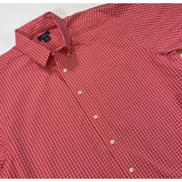 Brooks Brothers‎ Button Shirt Mens XL Long Sleeve Gingham Plaid Cotton - Picture 1 of 7